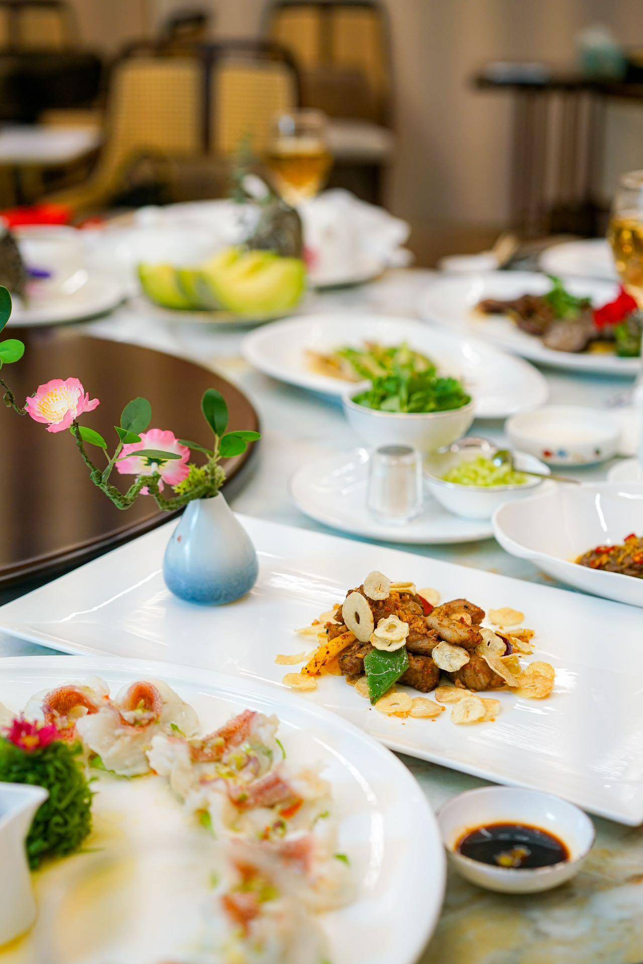 市场部小聚,峪园里的大温情