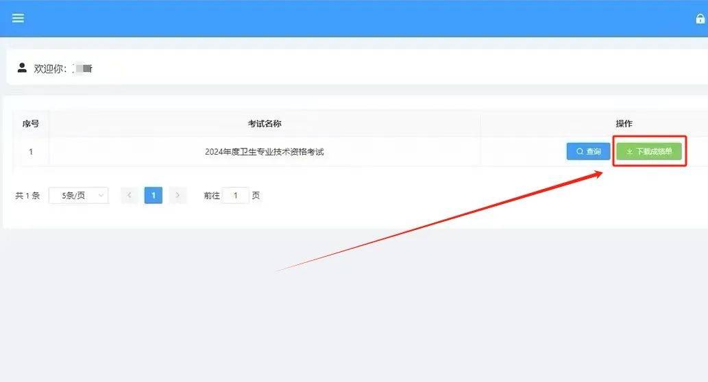 2025年卫生资格考试成绩打印通知
