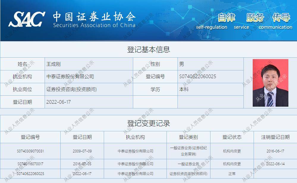 通过微信群发送投资建议 中泰证券一从业人员被罚