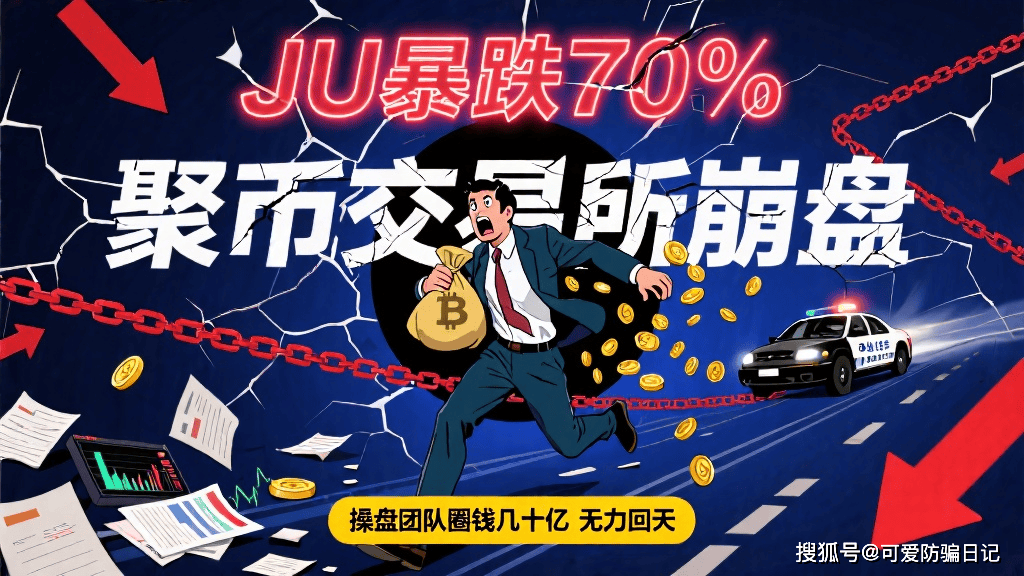 JU暴跌70%，聚币交易所崩盘，操盘团队圈钱几十亿，无力回天