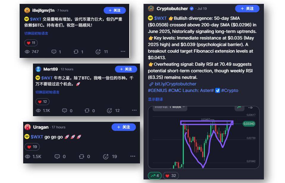 平台币中的黑马WXT正在逐步显现WEEX强大潜力