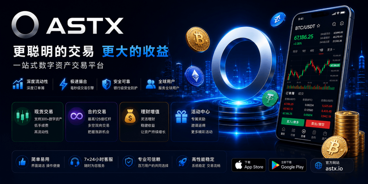 ASTX交易所深度解析:新一代数字资产交易平台正在受到越来越多用户关注